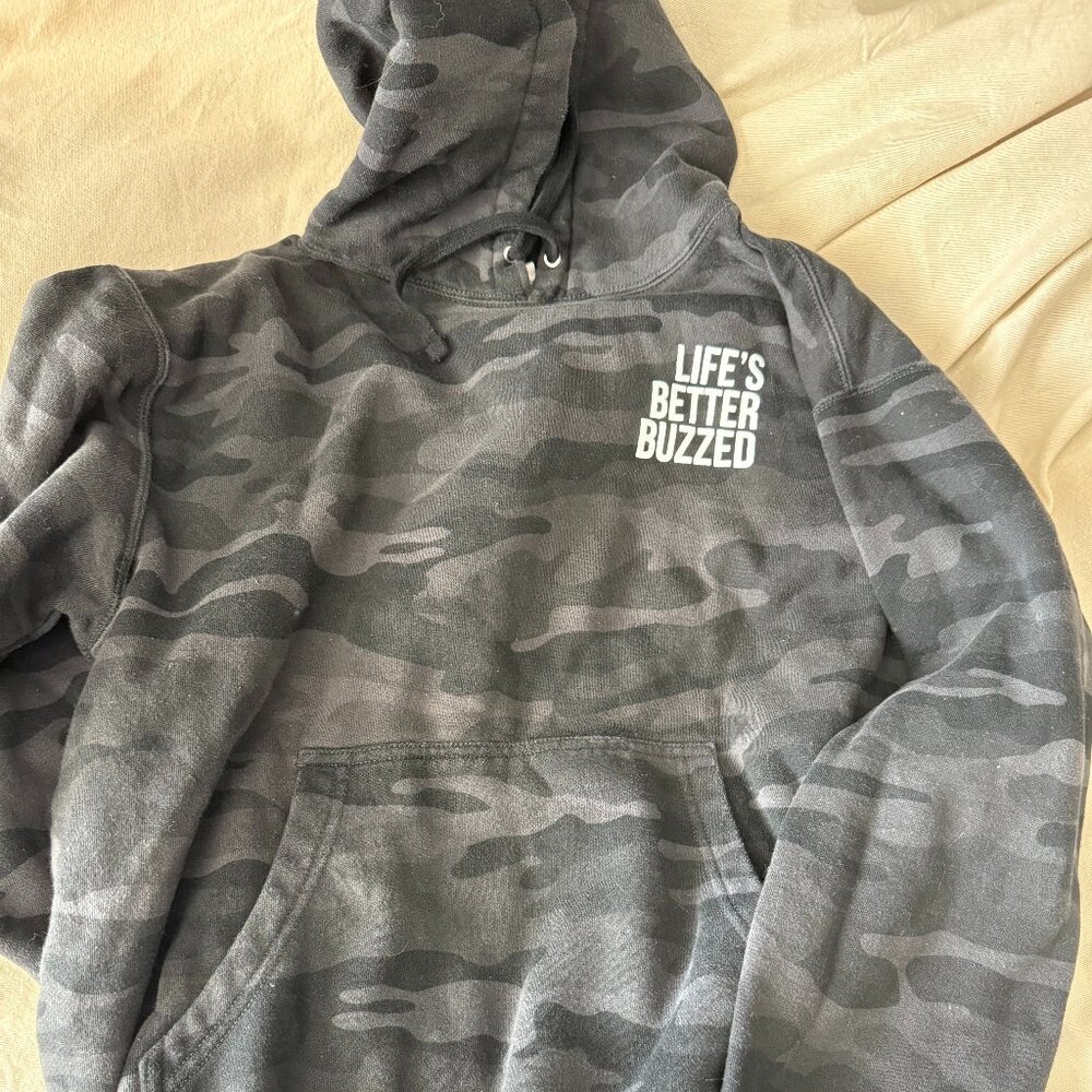 Better Buzz Black Camo Hoodie
